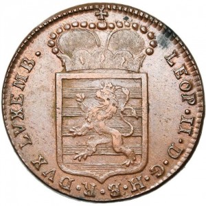Аверс монеты Люксембург, 1 соль, 1790