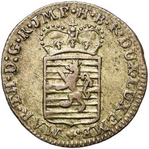 Аверс монеты Люксембург, 3 соля, 1775