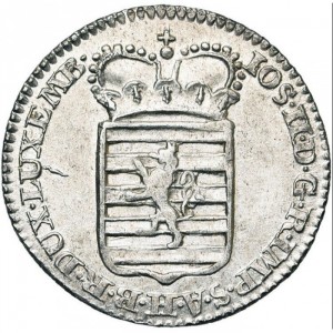 Аверс монеты Люксембург, 6 солей, 1786-1789