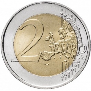 Реверс монеты Люксембург, 2 евро, 2007, 50 лет подписанию Римского договора
