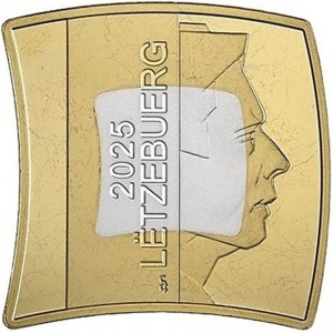 Аверс монеты Люксембург, 2½ евро, 2025, Филармония Люксембурга