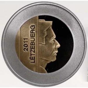Аверс монеты Люксембург, 5 евро, 2011, Выдра