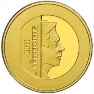 Аверс монеты Люксембург, 10 евро, 2011, Роман о Лисе