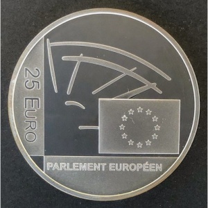 Реверс монеты Люксембург, 25 евро, 2004, Европейский парламент