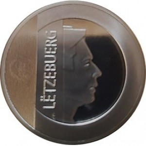 Аверс монеты Люксембург, 25 евро, 2007, 30 лет Европейской счётной палате