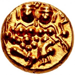 Аверс монеты Майсур, 1 пагода, 1761