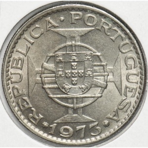 Реверс монеты Макао, 50 аво, 1972-1973