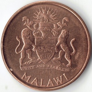 Аверс монеты Малави, 2 тамбалы, 2003