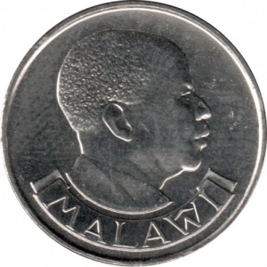 Аверс монеты Малави, 5 тамбал, 1989-1994