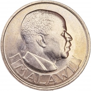 Аверс монеты Малави, 10 тамбал, 1971-1989