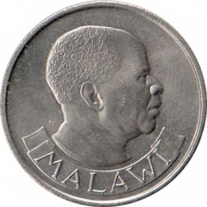Аверс монеты Малави, 20 тамбал, 1971-1985