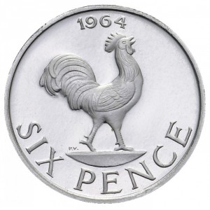 Реверс монеты Малави, 6 пенсов, 1964-1967