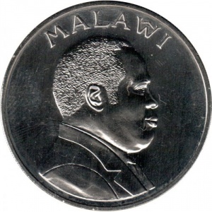 Аверс монеты Малави, 5 квач, 1995, 50 лет ООН
