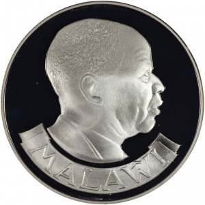 Аверс монеты Малави, 5 квач, 1978, Зебра