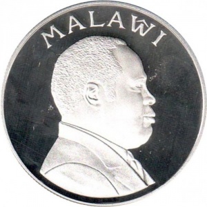 Аверс монеты Малави, 5 квач, 1995, 50 лет ООН