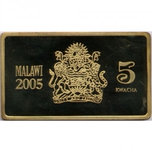 Аверс монеты Малави, 5 квач, 2005, 60 лет Победе - Крейсер Молотов