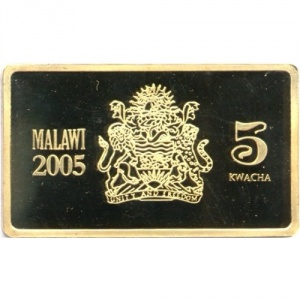 Аверс монеты Малави, 5 квач, 2005, 60 лет Победе - USS Missouri