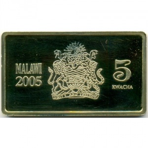 Аверс монеты Малави, 5 квач, 2005, 60 лет Победе - HMS Hood