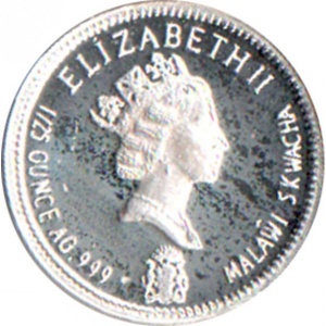 Аверс монеты Малави, 5 квач, 2006, Инвестиционные монеты мира - Австралийская Кукабара