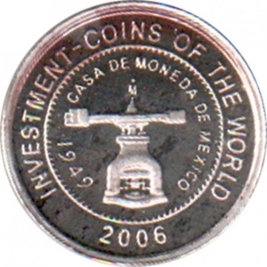 Реверс монеты Малави, 5 квач, 2006, Инвестиционные монеты мира - Мексиканская Инвестиционная монета /Пресс/