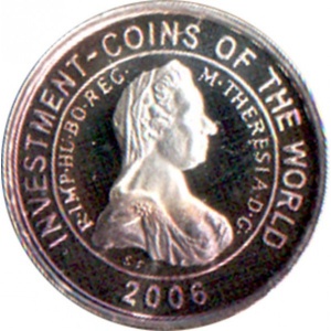 Реверс монеты Малави, 5 квач, 2006, Инвестиционные монеты мира - Талер Марии Терезии