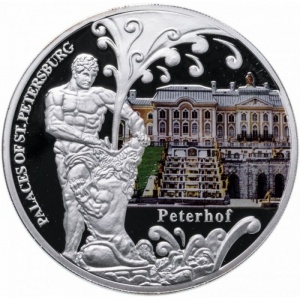 Реверс монеты Малави, 20 квач, 2010, Дворцы Санкт-Петербурга - Петергоф