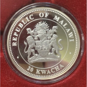 Аверс монеты Малави, 20 квач, 2011, Китайский зодиак - Год кролика /lucky/