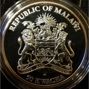 Аверс монеты Малави, 50 квач, 2009, RMS Queen Mary