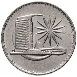Реверс монеты Малайзия, 1 ринггит, 1971-1986
