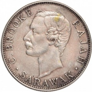 Аверс монеты Малайзия, 50 центов, 1900-1906