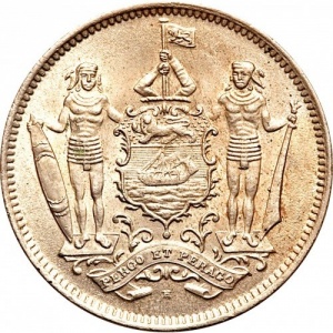 Аверс монеты Малайзия, 5 центов, 1903-1941
