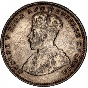 Аверс монеты Малайзия, 20 центов, 1926-1935