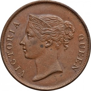 Аверс монеты Малайзия, 1 цент, 1862