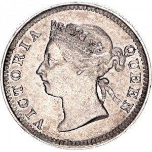 Аверс монеты Малайзия, 5 центов, 1871-1901