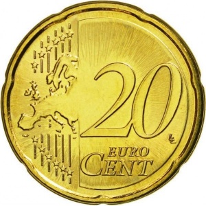 Реверс монеты Мальта, 20 евроцентов, 2008-2026