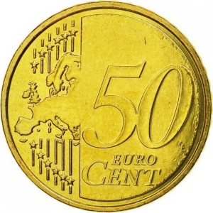 Реверс монеты Мальта, 50 евроцентов, 2008-2026
