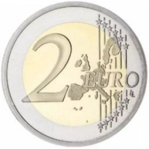 Реверс монеты Мальта, 2 евро, 2024, Мальтийские стены - Цитадель Гозо