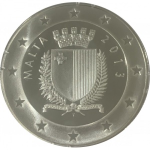 Аверс монеты Мальта, 10 евро, 2013, Дун Карм Псайла