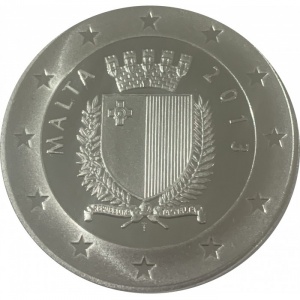 Аверс монеты Мальта, 10 евро, 2013, Сэр Пол Боффа