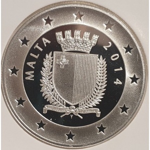 Аверс монеты Мальта, 10 евро, 2014, Чарльз Камиллери