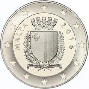 Аверс монеты Мальта, 10 евро, 2016, 450 лет городу Валлетта