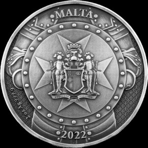 Аверс монеты Мальта, 10 евро, 2022, Рыцари прошлого