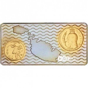 Реверс монеты Мальта, 5 лир, 2000, Новое тысячелетие