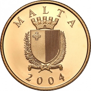 Аверс монеты Мальта, 25 лир, 2004, Вступление в Европейский Союз