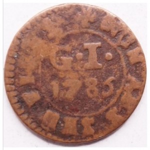 Реверс монеты Мальта, 1 грано, 1785-1786