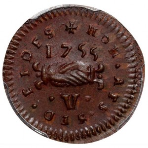 Реверс монеты Мальта, 5 грано, 1751-1762