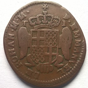 Аверс монеты Мальта, 1 тари, 1786