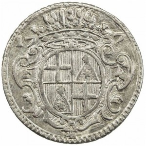 Реверс монеты Мальта, 4 тари, 1737