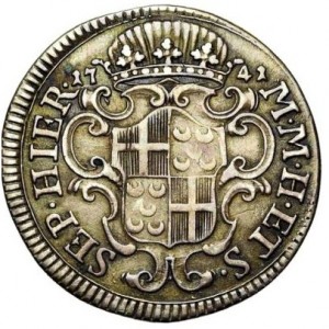 Реверс монеты Мальта, 4 тари, 1741