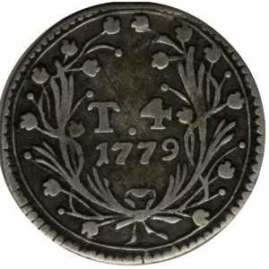 Реверс монеты Мальта, 4 тари, 1776-1779